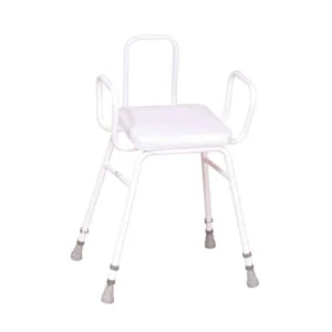 Perching Stool with loop back and arms